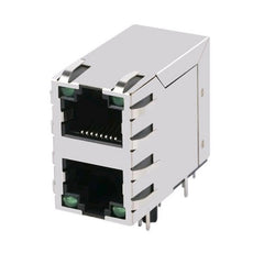 TWS28752AFNL, 100 Base 2x1 포트 이더넷 RJ45 탭 양쪽 모두 녹색/녹색 LED