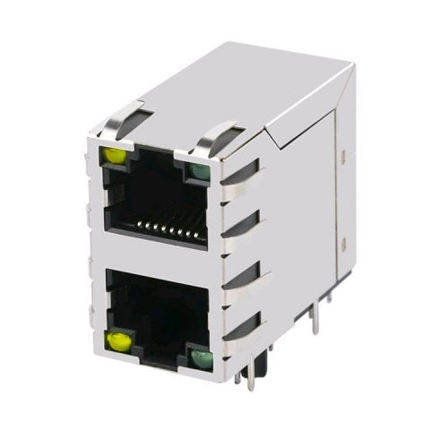 Integrated RJ45 Jack | 2x1 Ports | Gigabit | Tab Both