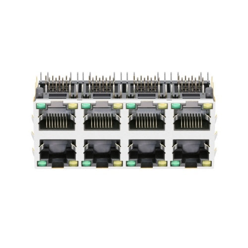 2x4 Port RJ45 Modular Jack without Transformer Tab Both - TWE219XAGNL - Second View