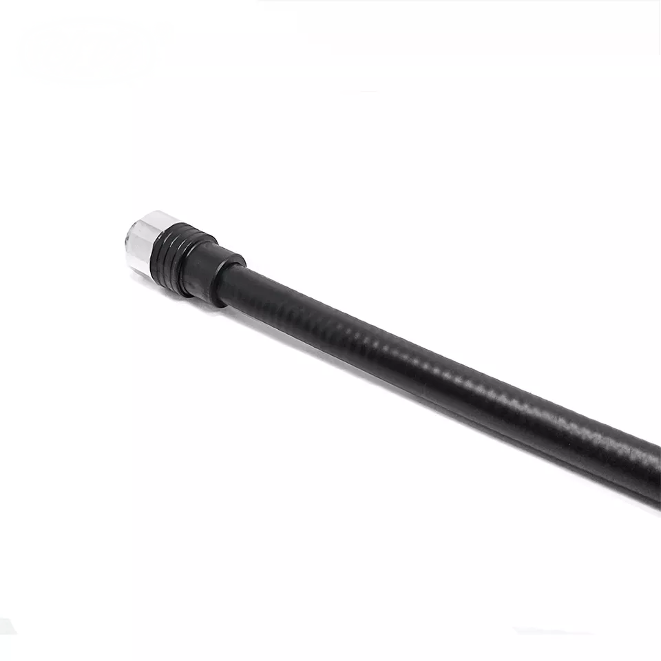 4.3-10 male to 4.3-10 male plug 1/2 superflex RF coaxial cable assembly, Male Plug view