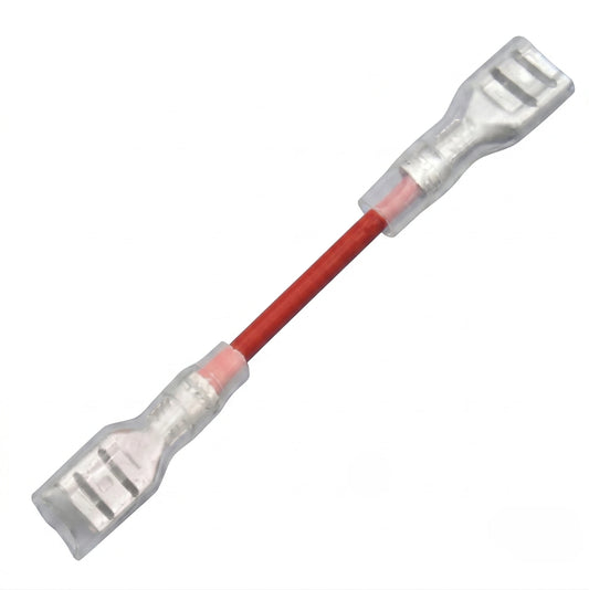 4.8mm .187 inch dual-head female spring terminal wire harness