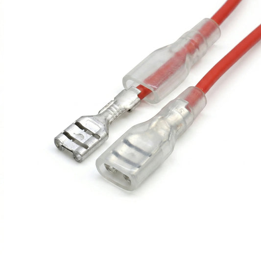 4.8mm .187 inch female quick disconnect terminal wire harness
