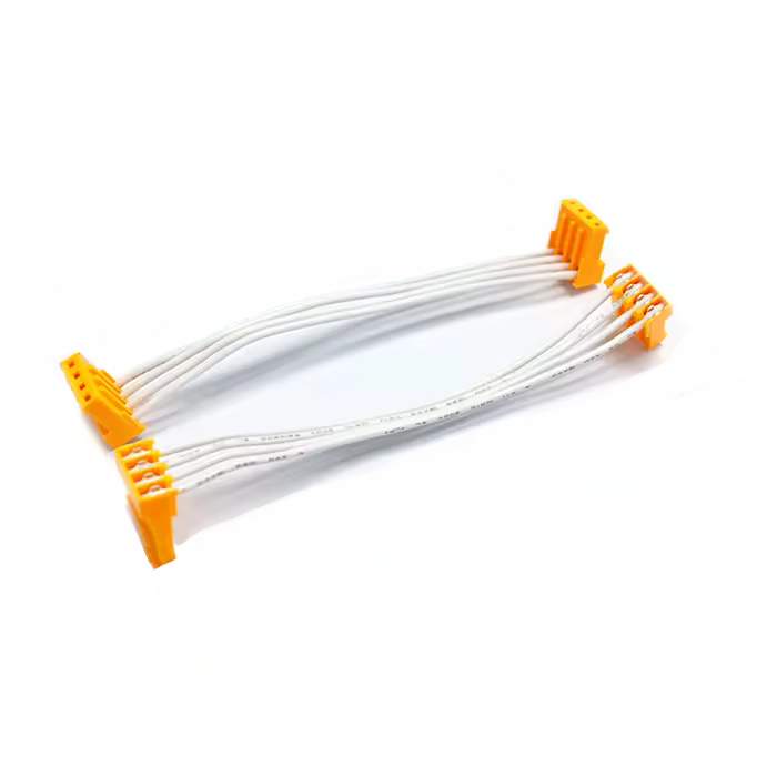 Industrial electrical cable with Euro-style terminal block connector.