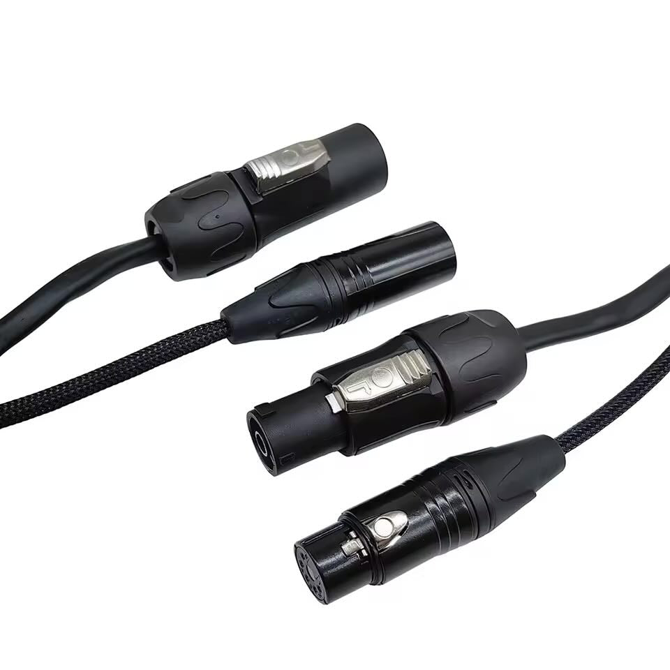 5-Pin XLR & Powercon True1 Hybrid Cable | Custom Assembly