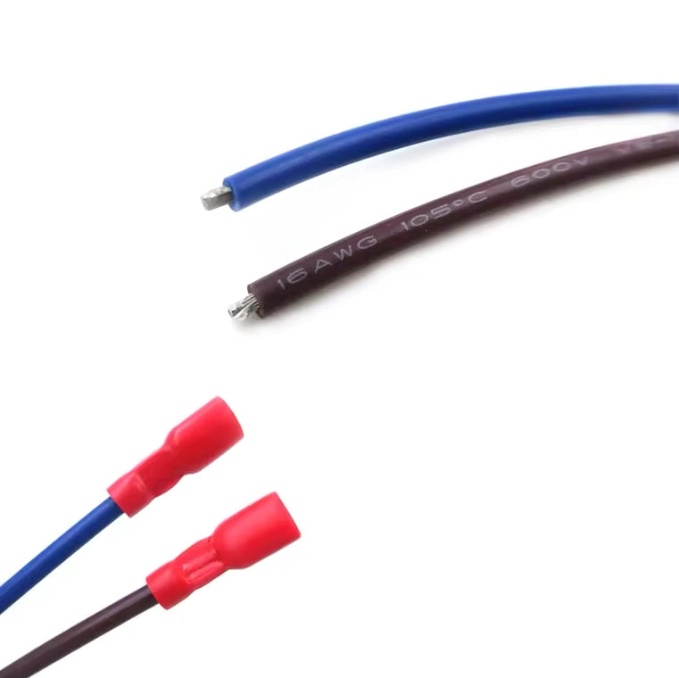 Industrial 6.3mm male quick disconnect insulated wiring harness
