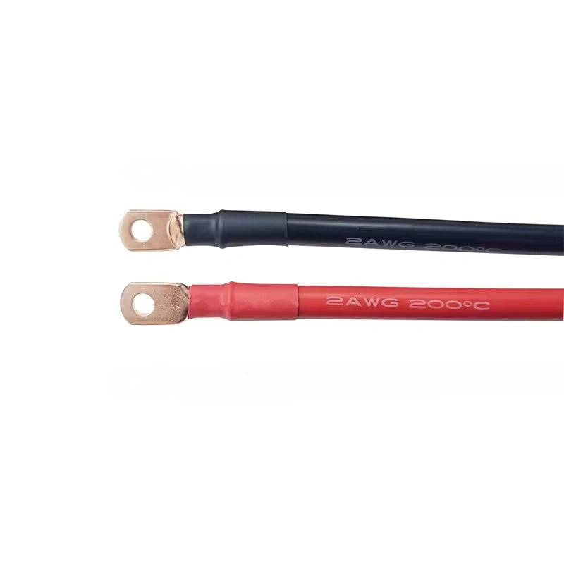 Industrial 5/16 inch heavy-duty copper ring terminal assembly