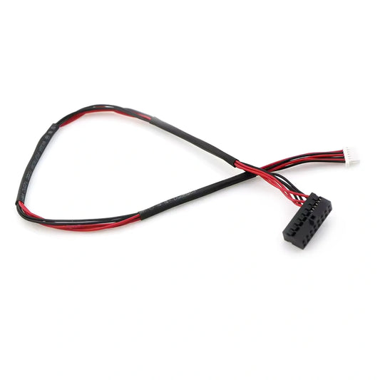 Amphenol FCI Minitek 16-pin to JST SHR-08V-S 8-pin wire harness