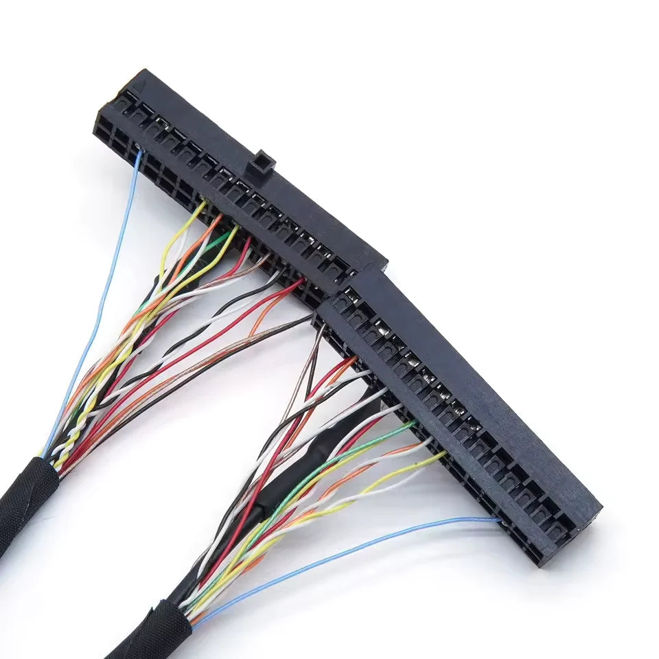 Dual end Dupont 2.0mm pitch 30-pin LVDS wire harness