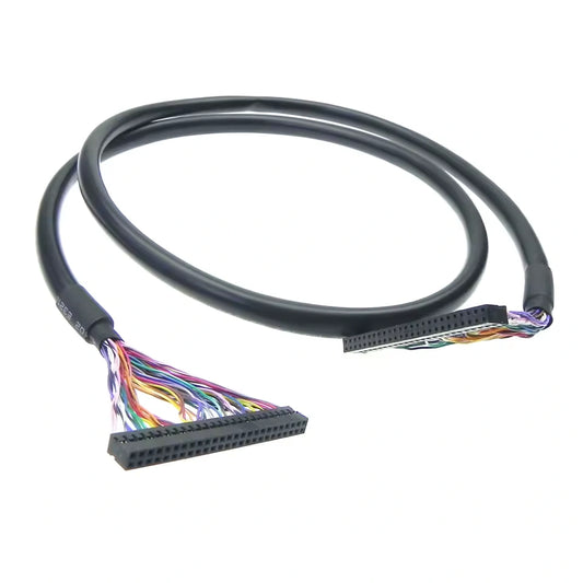 Dupont style 2.54mm pitch 50-pin dual-row wire harness