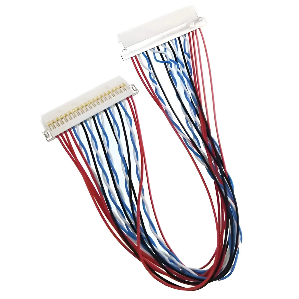 広瀬 DF19 20ピン 1.0mm デュアルエンド | LVDSワイヤーハーネス