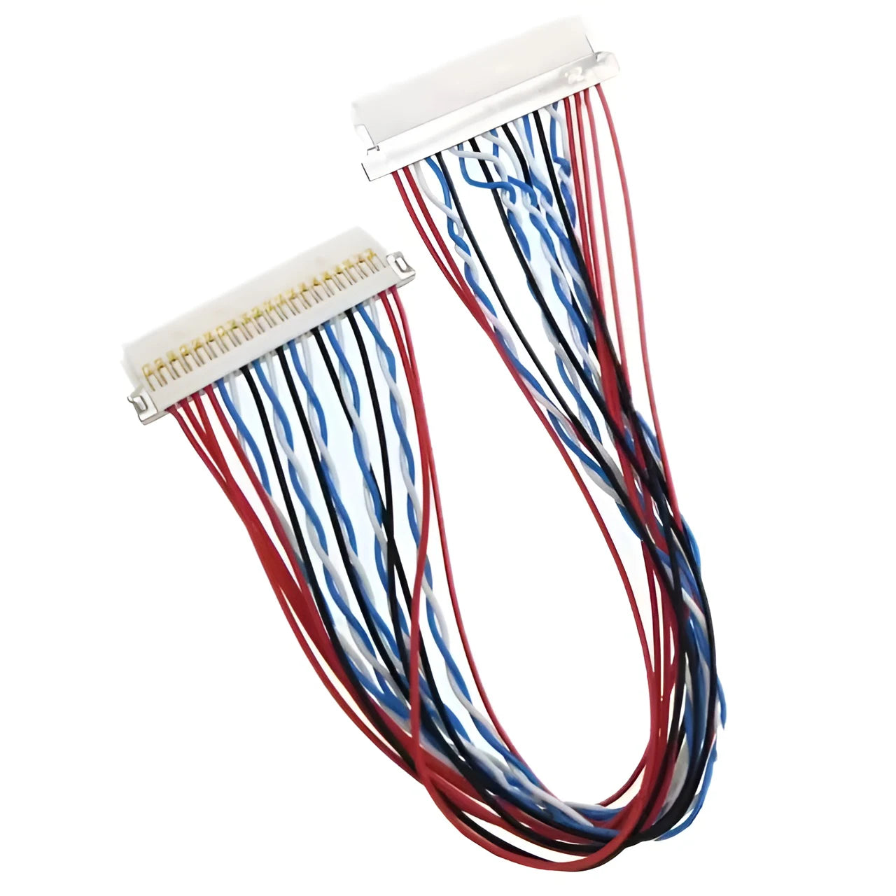 Dual end Hirose DF19-20S-1C 20-pin LVDS wire harness