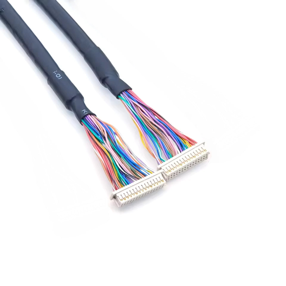 30-position double-row 1.0mm pitch Hirose DF20 board-to-display interconnect