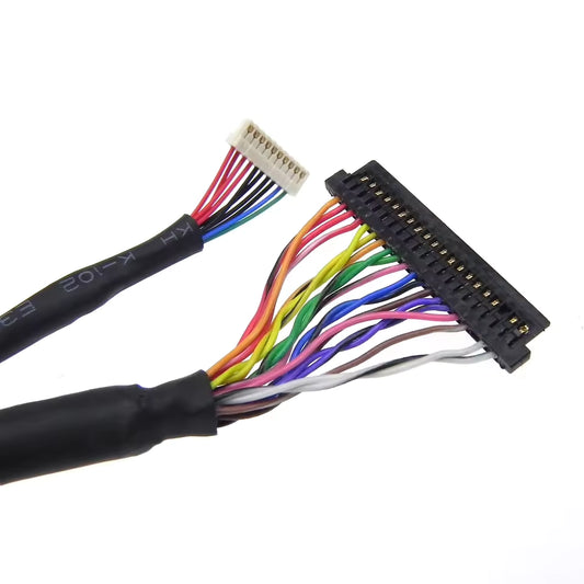 JAE FI-S20S to Hirose DF13 20-pin LVDS wire harness