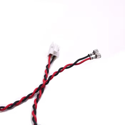 Full view of a custom industrial wire harness featuring a JST 1.0mm interface and high-precision terminations.
