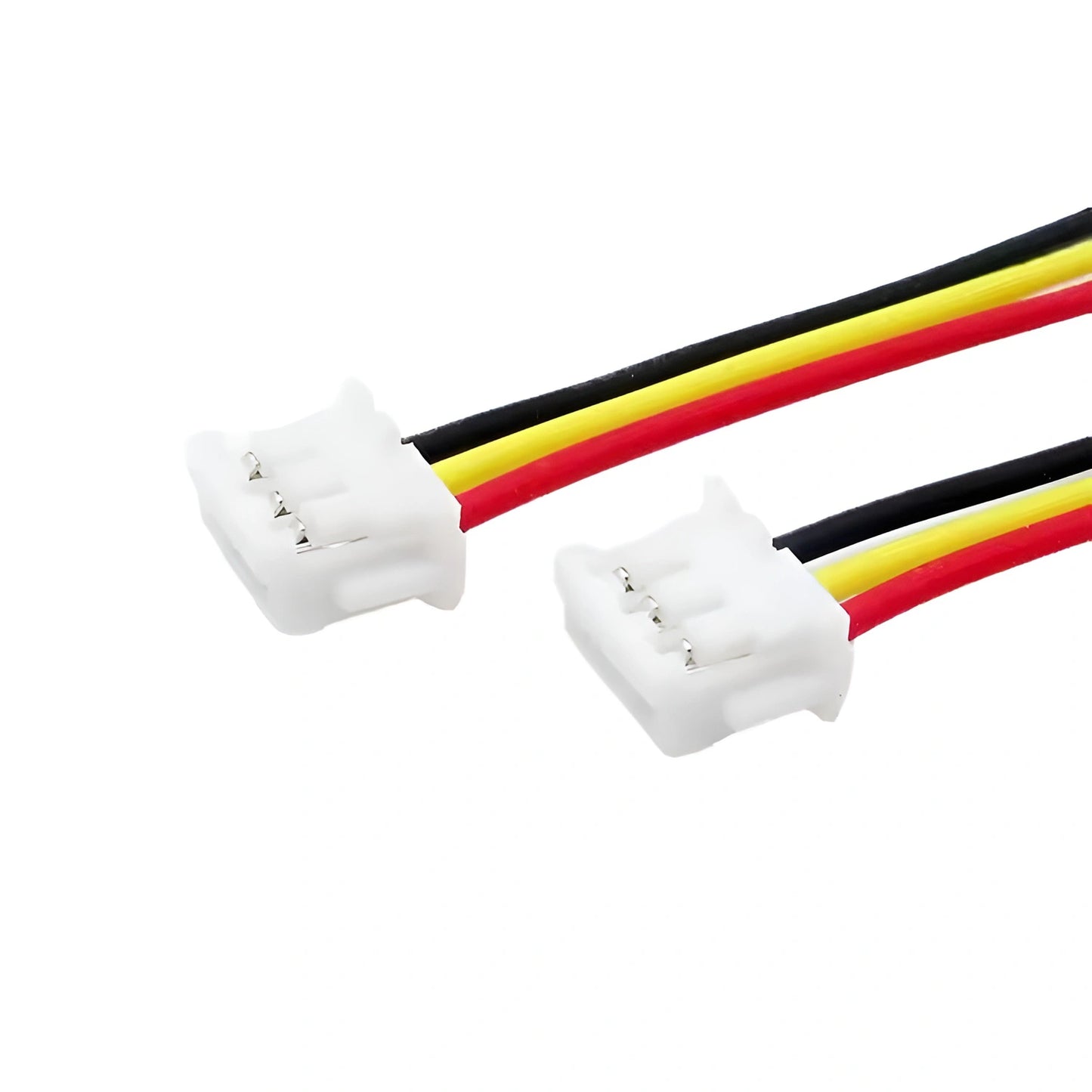 2 pairs of JST ZH series ZHR-3 1.5mm pitch 3-pin plastic receptacle with wires