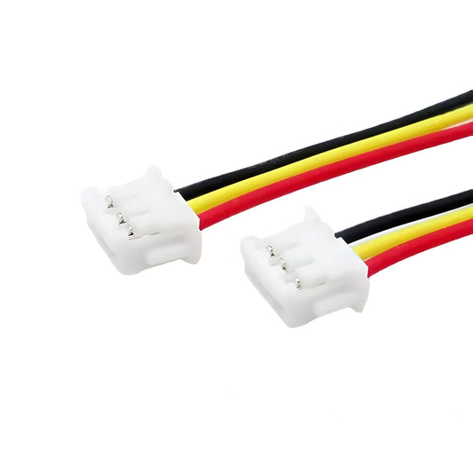 2 pairs of JST ZH series ZHR-3 1.5mm pitch 3-pin plastic receptacle with wires