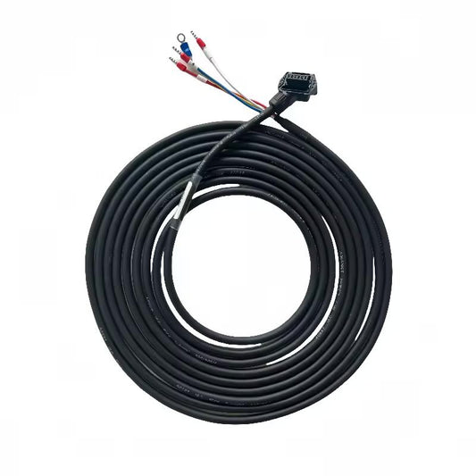 JZSP-C7M12F-03-E shielded servo motor power and encoder interconnect.