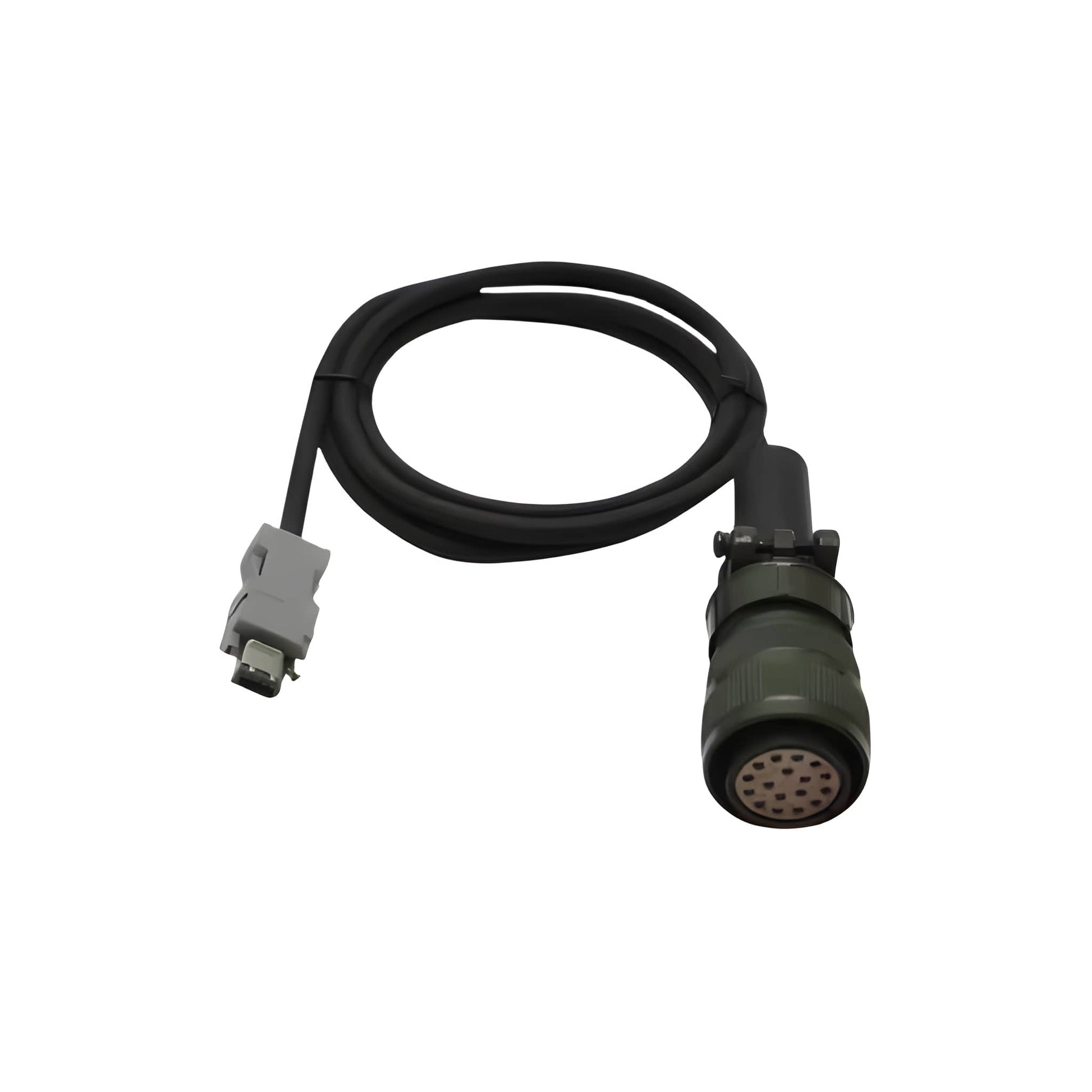 High-flexibility industrial servo feedback cable for dynamic motion.