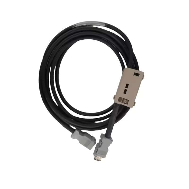 Yaskawa JZSP-CSP12-05-E encoder cable with integrated battery case.