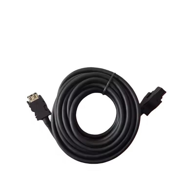 High-density feedback cable assembly with industrial-grade shielded connectors for CNC motion control and robotics.