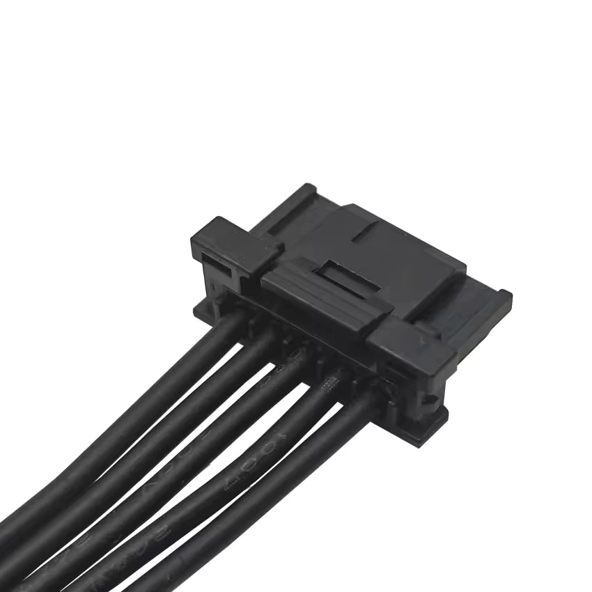 wire harness featuring dual 6-circuit Molex 505151 interconnects