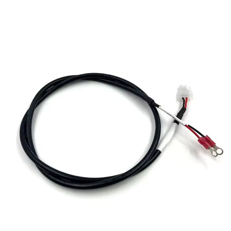 Molex 5557 4.2mm Pitch 2 pin connector and 2 ring terminal wire harness