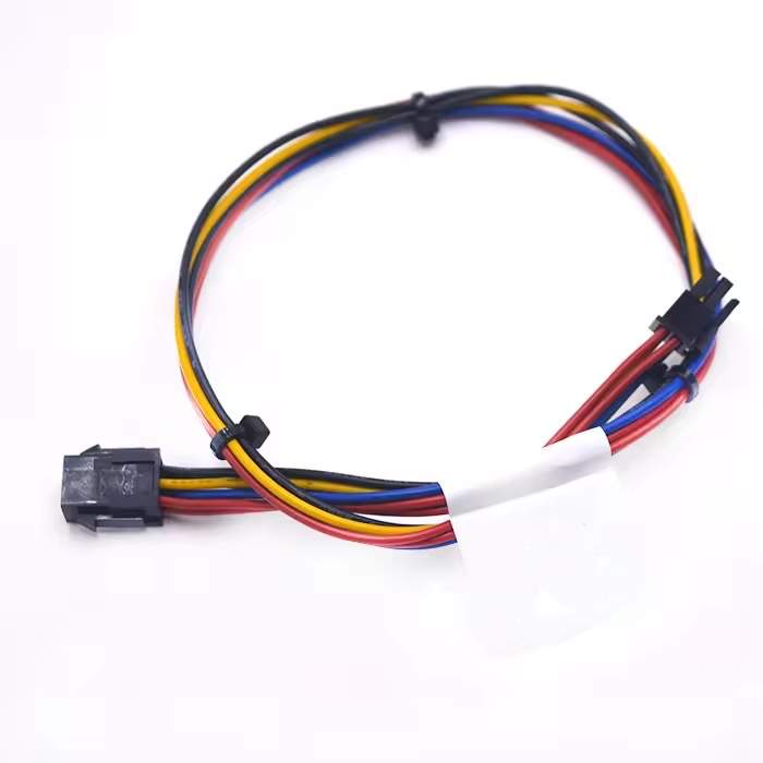 Y-split battery cable configuration with Molex Micro-Fit connectors and identification label P036793-001.