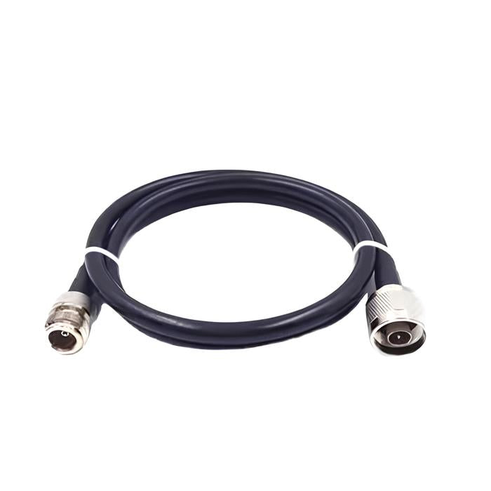N-Type male plug to N-Type female jack coaxial cable assembly LMR240 LMR400 7D-FB. top view