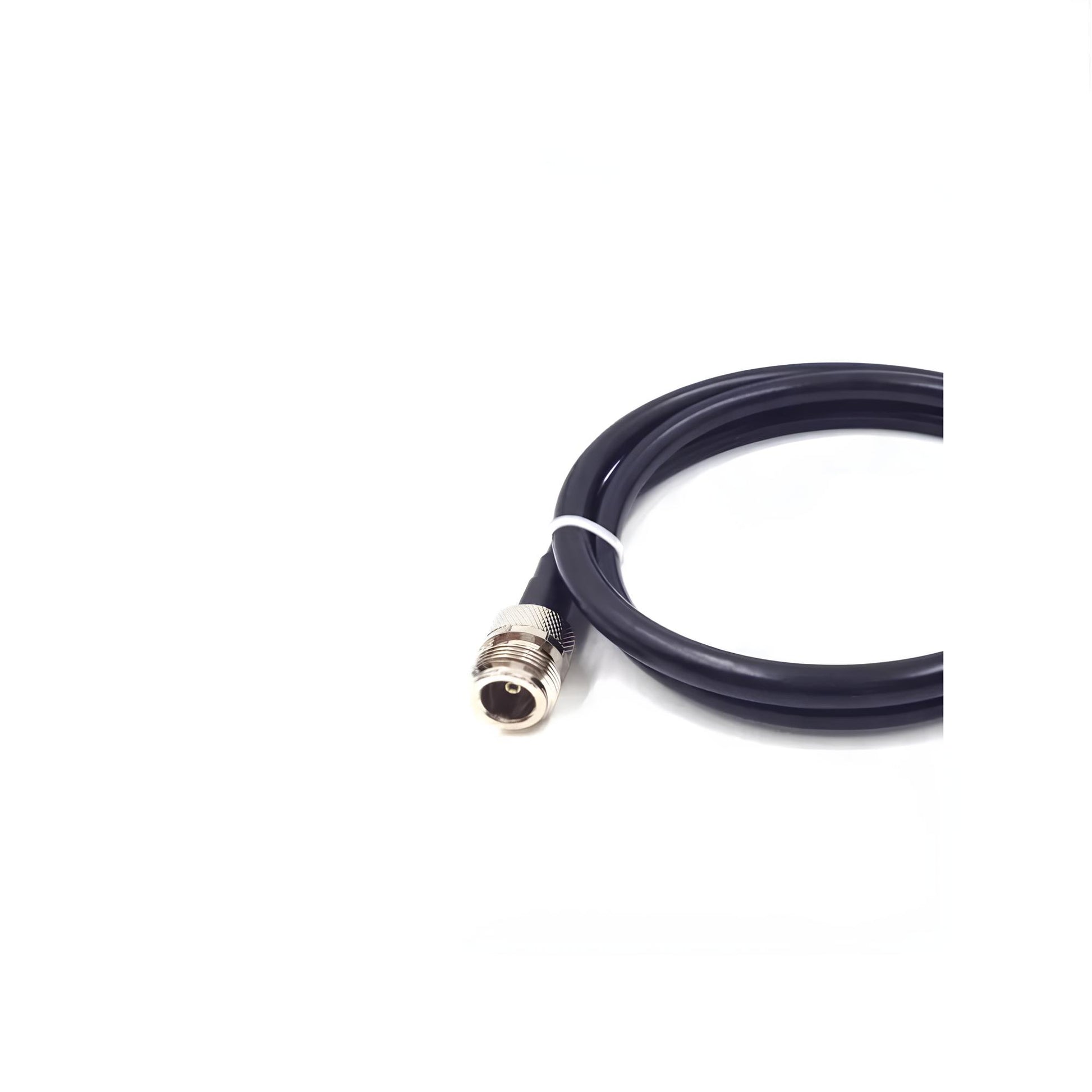 N-Type male plug to N-Type female jack coaxial cable assembly LMR240 LMR400 7D-FB. female jack view