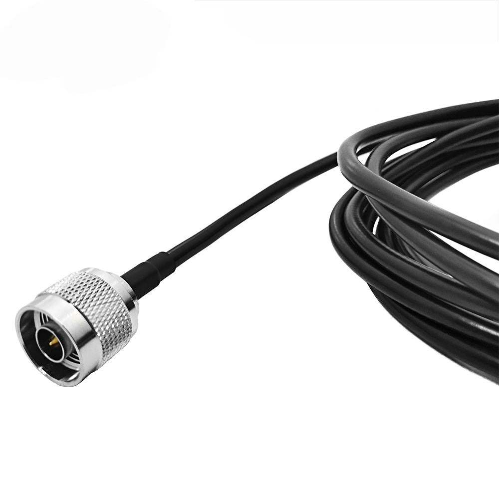 N-Type male to N-Type male coaxial cable assembly RG58 RG223 LMR195 LMR200 LMR240 Cable option, plug view