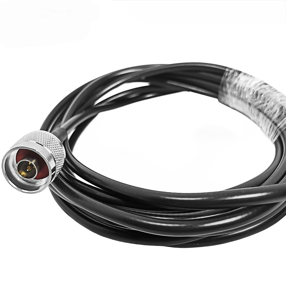 N-Type male to N-Type male coaxial cable assembly RG58 RG223 LMR195 LMR200 LMR240 Cable option, side view