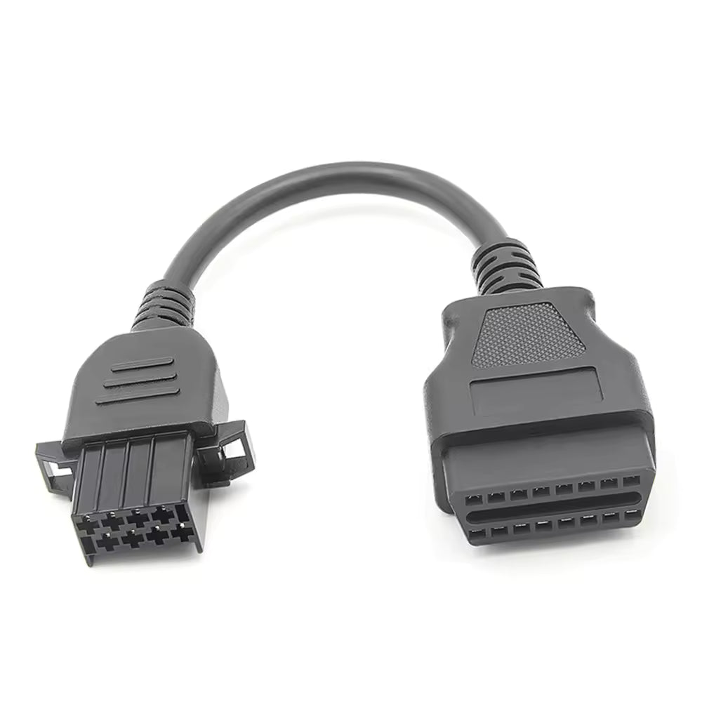 Pemasangan Kabel Automotif Tersuai – Penyesuai Diagnostik Lori Volvo 8-Pin daripada OBDII 16-Pin Betina