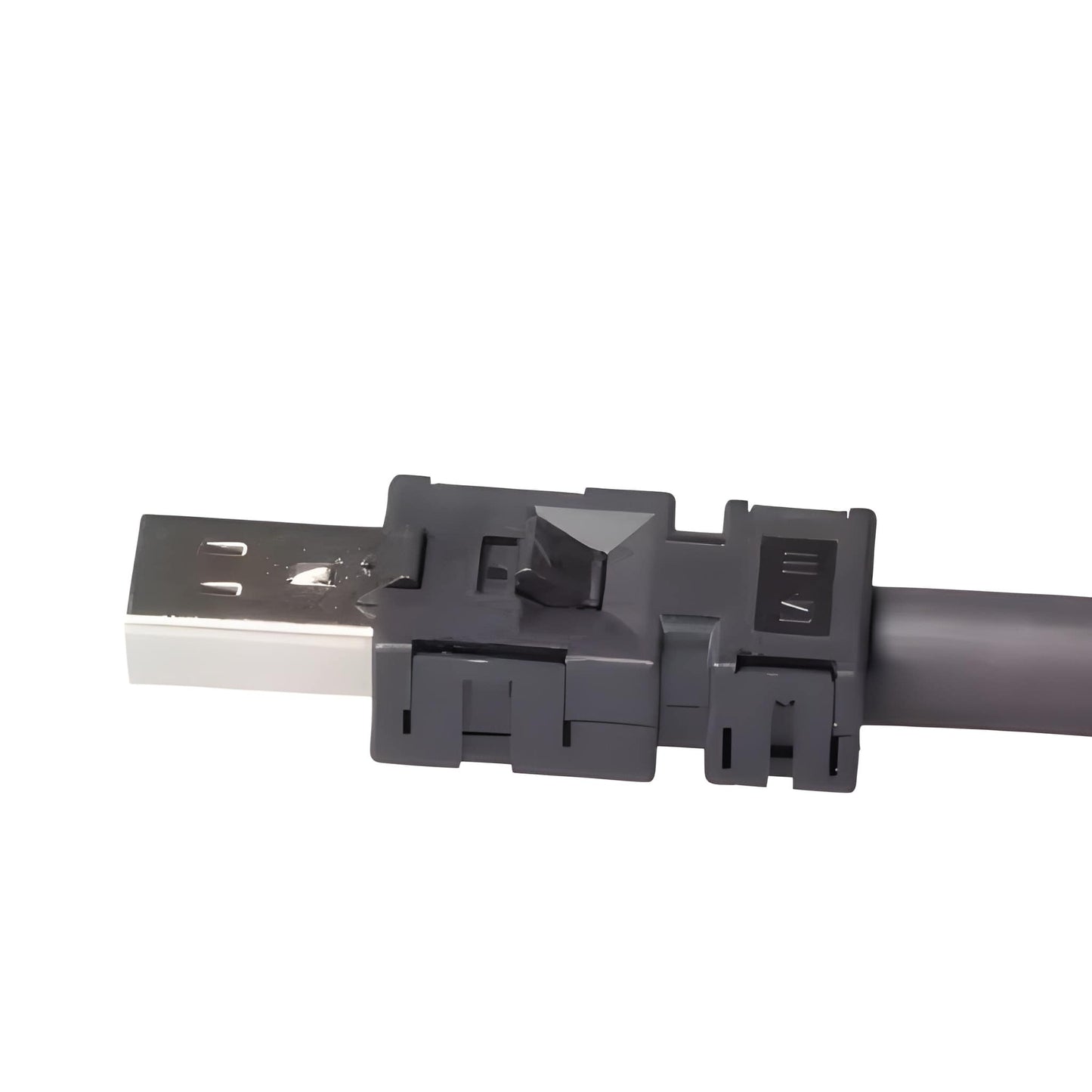 High-flex motion control cable with 8-pin modular connector for A5 and A6 series industrial servo drivers on a white background.