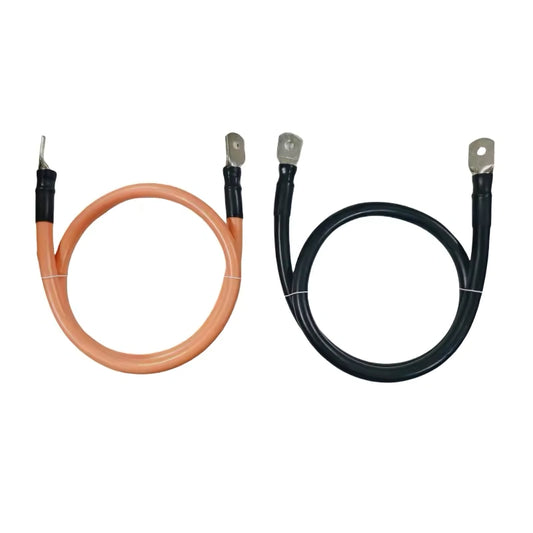 SC95-8 dual-ended 95mm square bare copper lug wire harness