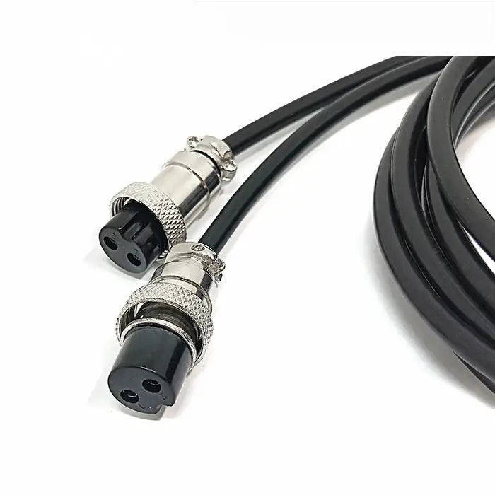 dual-hole female aviation plug RG58 coaxial cable assembly