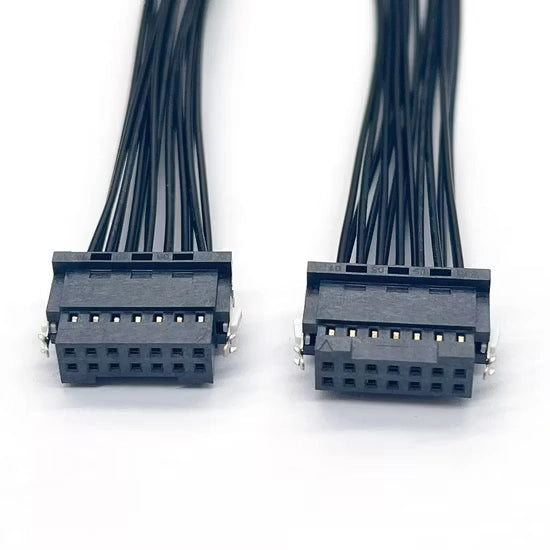 Samtec ISD2 14-pin discrete wire harness with metal retention latch