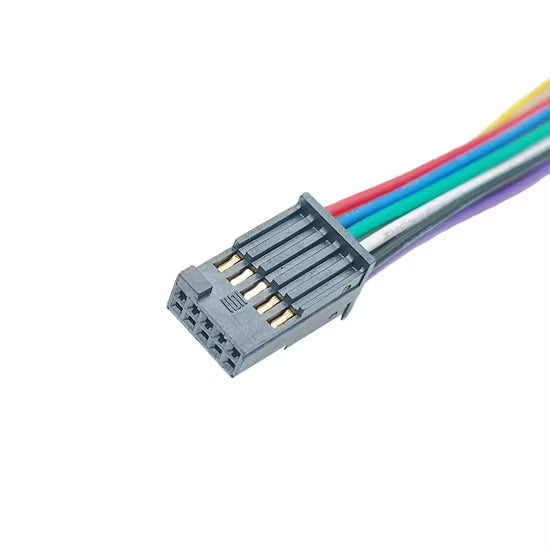 Dual termination Samtec SFSD 10-pin discrete wire harness