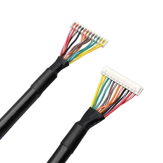 TE AMP 1-173977-2 dual termination 12-pin custom wire-to-board harness