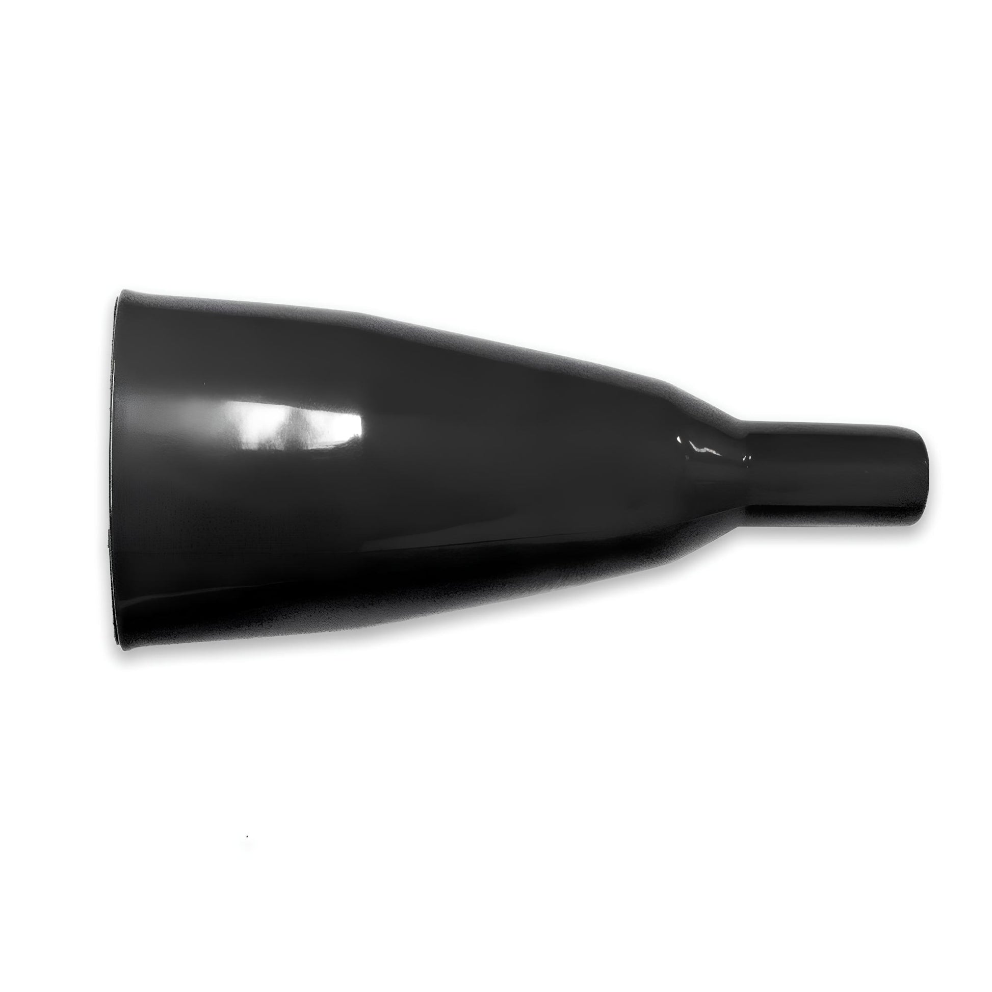 Flexible PVC insulator for TW-32 Series automotive clips, compatible with Mueller BU-21 Series clips, black color, side view