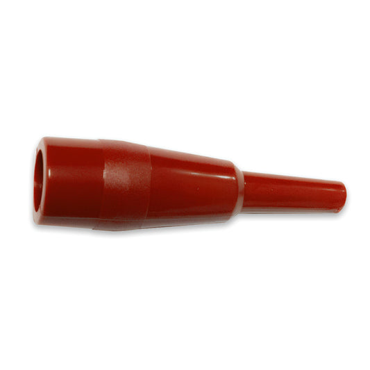 Flexible PVC insulator for TW-38 Series Clips, compatible with Mueller BU-27 Series Clips, red color