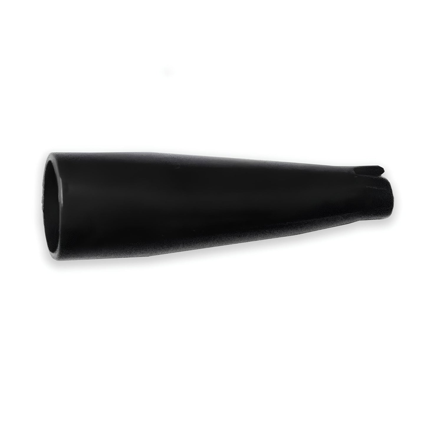 Flexible PVC insulator for TW-41 Series Clips, compatible with Mueller BU-30 series clips, side view, black color