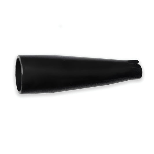 Flexible PVC insulator for TW-41 Series Clips, compatible with Mueller BU-30 series clips, side view, black color