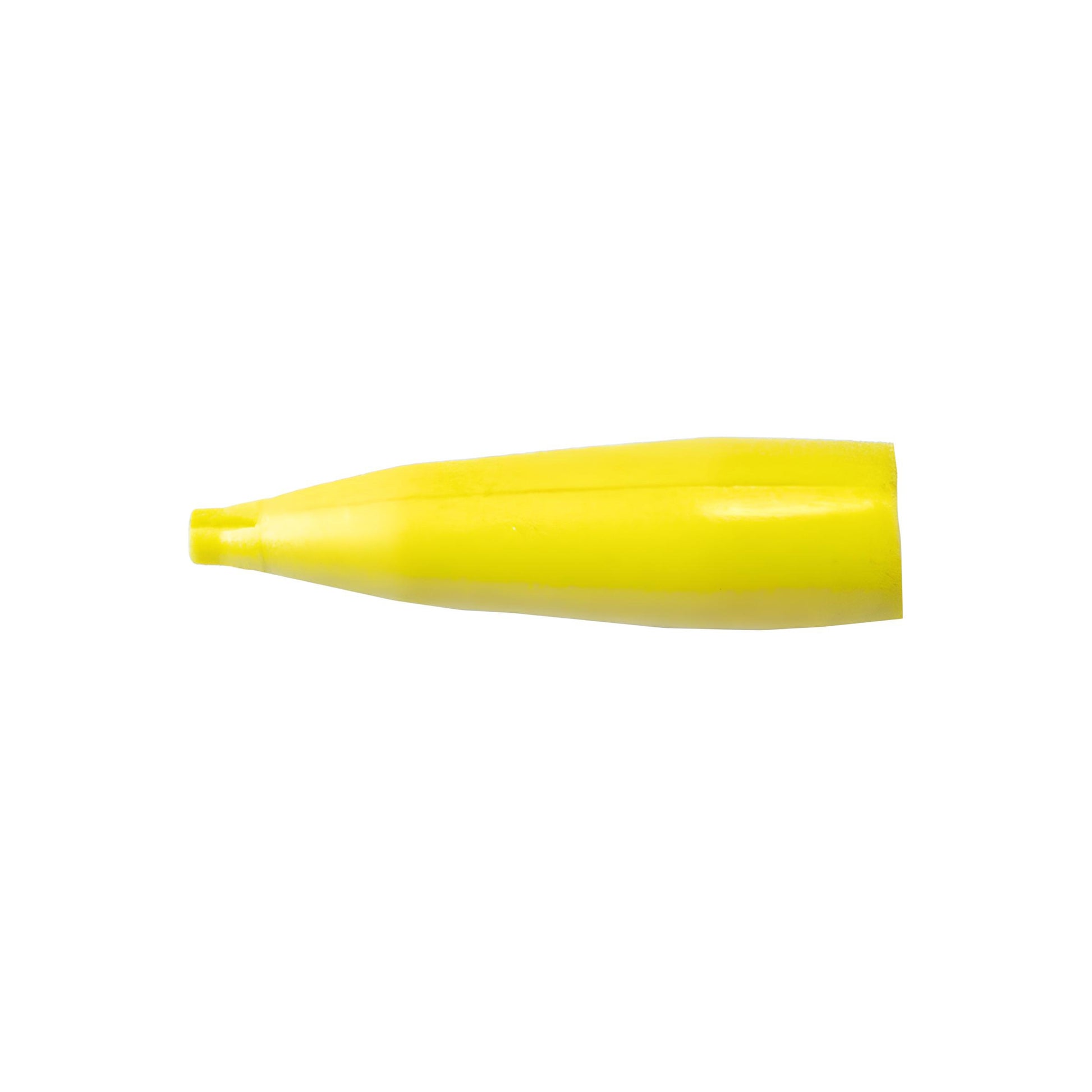 Flexible PVC insulator for TW-45 Alligator Clips with smooth jaws, compatible with Mueller BU-34 Series clips, yellow color