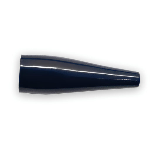 Flexible PVC insulator for TW-56 Series Clips, compatible with Mueller BU-45 Pee-Wee clips, black color, side view