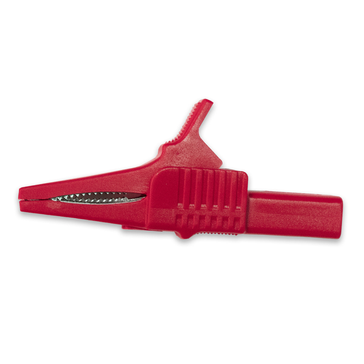 Fully Insulated Alligator Test Clip, Model TW-76-3, Red, Mueller Electric compatible for electrical testing