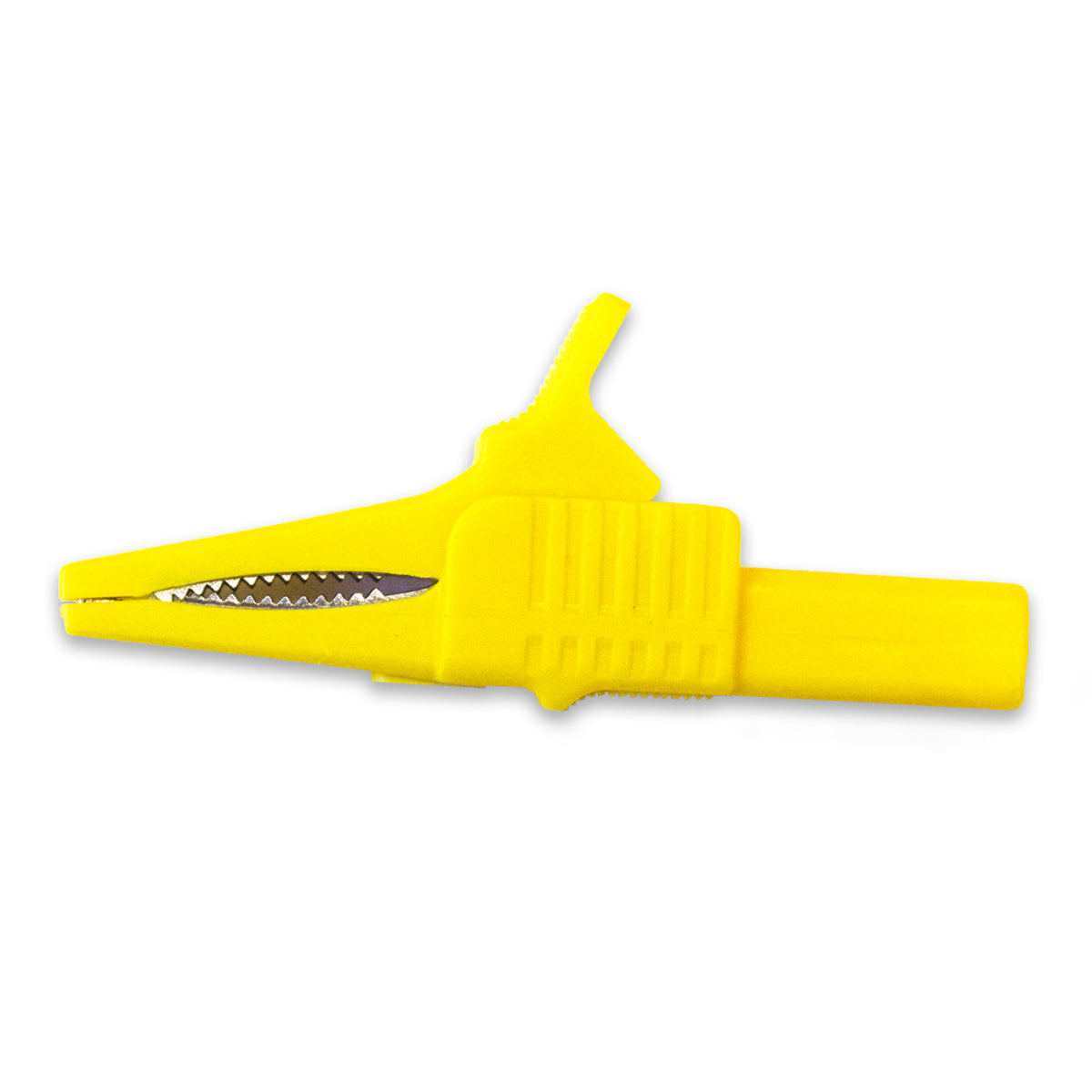 Fully Insulated Alligator Test Clip, Model TW-76-5, Yellow, Mueller Electric compatible for electrical testing
