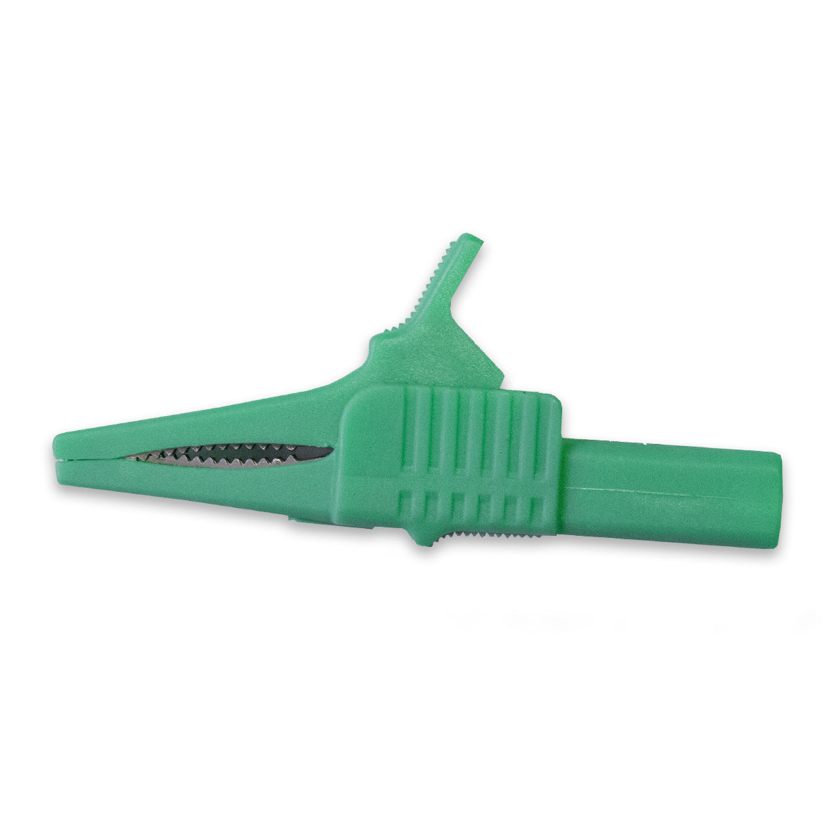 Fully Insulated Alligator Test Clip, Model TW-76-6, Green, Mueller Electric compatible for electrical testing