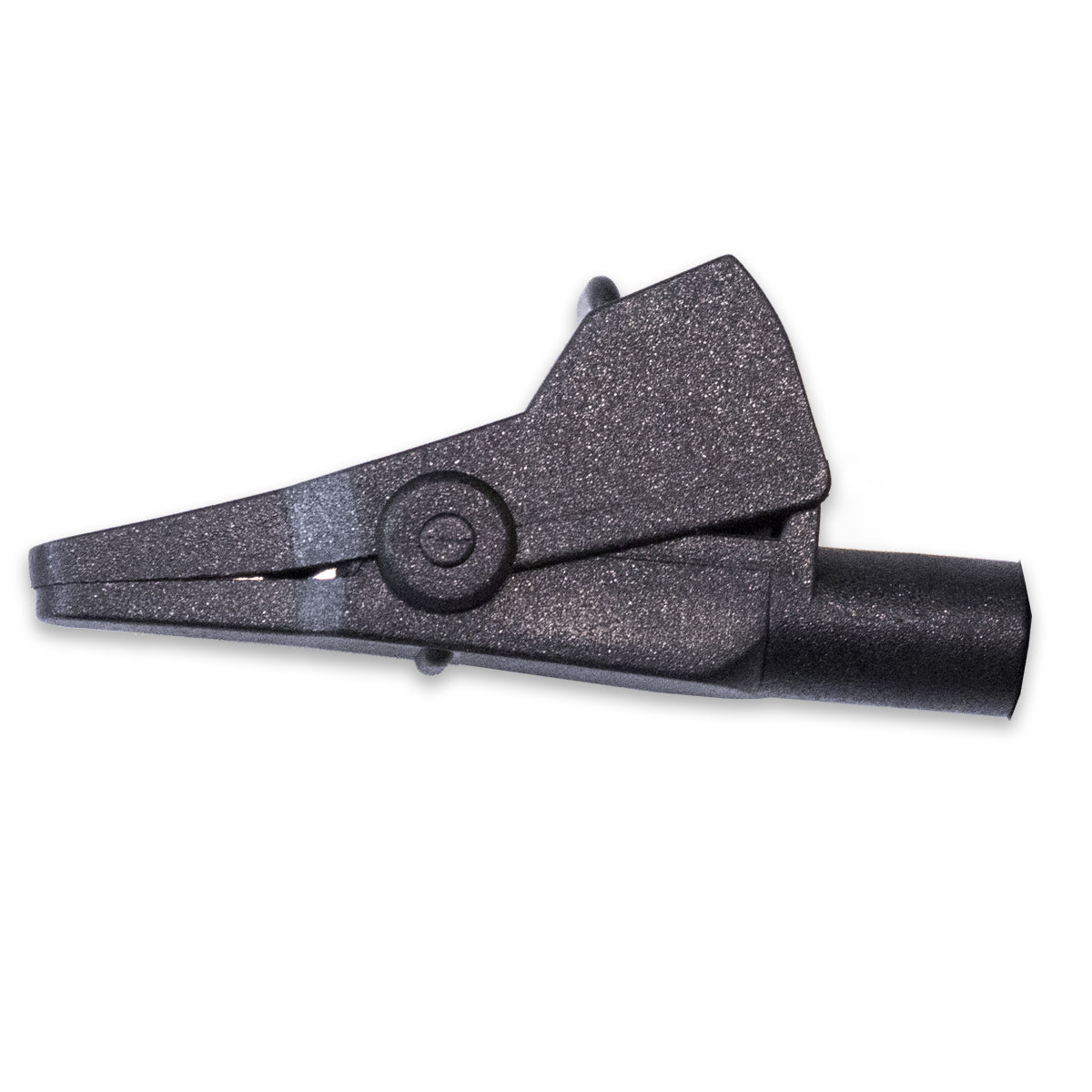 Fully Insulated Alligator Test Clip, Model TW-762-1, Black, Mueller Electric compatible for electrical testing