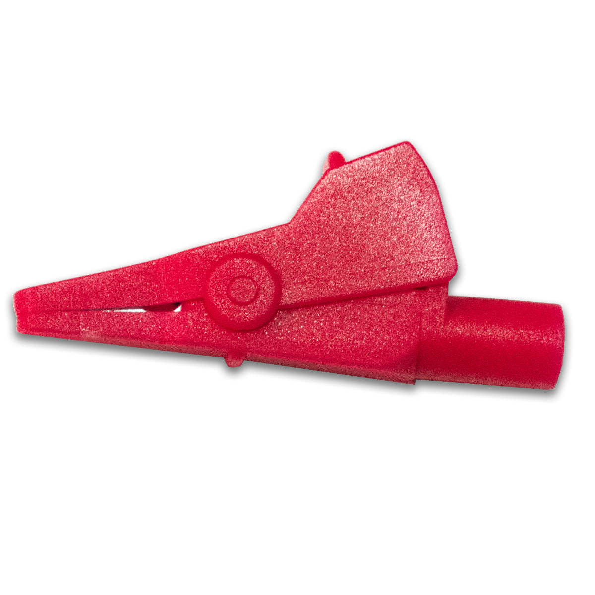 Fully Insulated Alligator Test Clip, Model TW-762-2, Red, Mueller Electric compatible for electrical testing