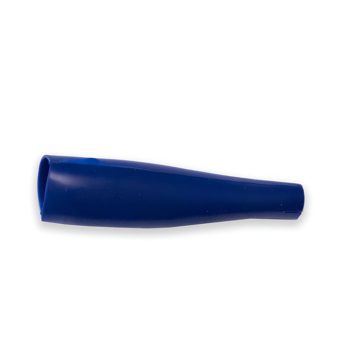 Flexible PVC insulator for TW-81 Series alligator test clips, compatible with Mueller BU-70 Series clips, blue color